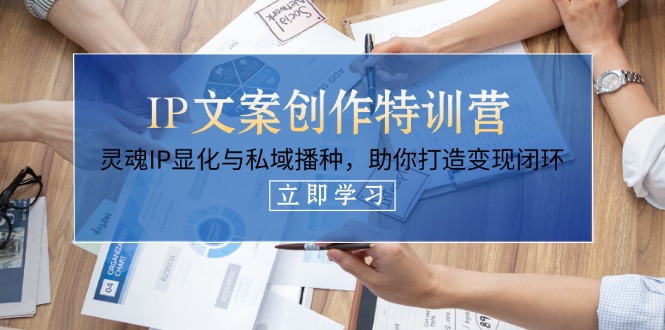 （14330期）IP文案创作特训营，灵魂IP显化与私域播种，助你打造变现闭环（14节课）-AIPOD