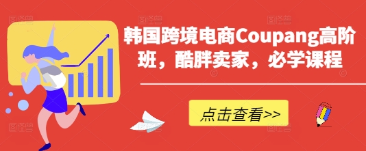 韩国跨境电商Coupang高阶班，酷胖卖家，必学课程-AIPOD